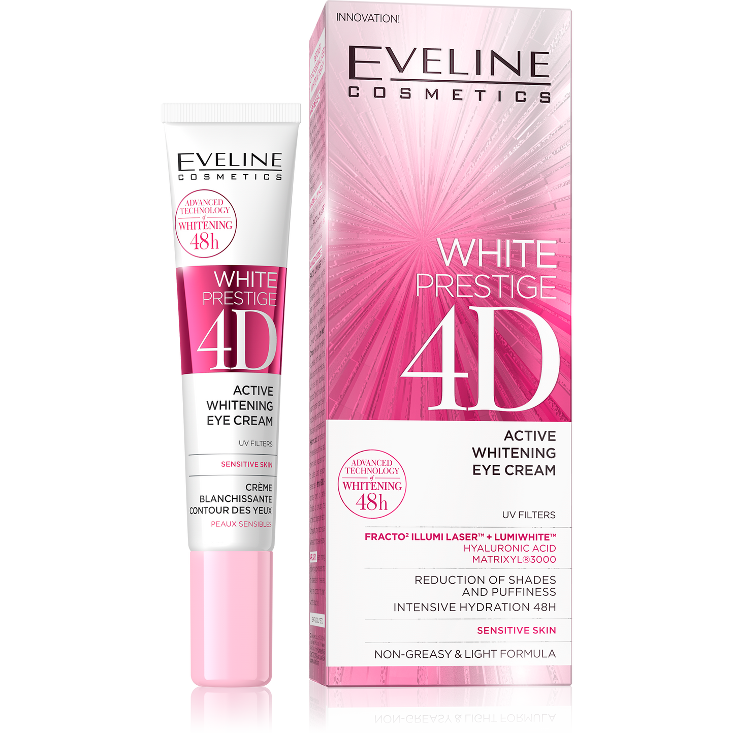 WHITE PRESTIGE 4D WHITENING EYE CREAM 20ML