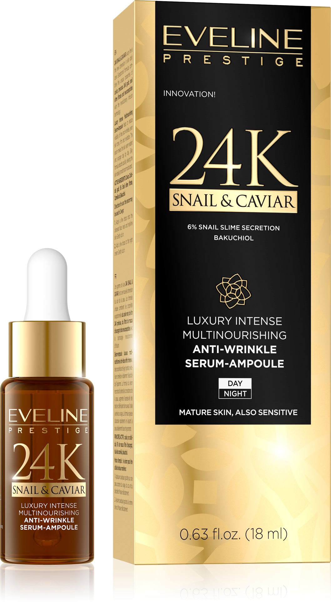 PRESTIGE 24K SNAIL & CAVIAR SERUM 18ML