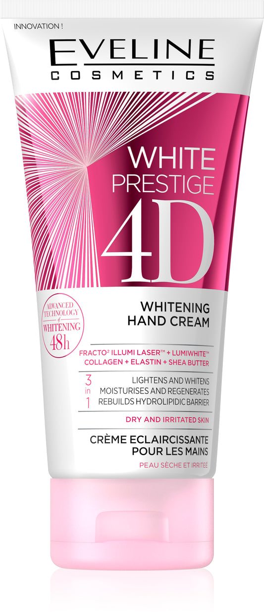WHITE PRESTIGE 4D WHITENING HAND CREAM 100ML