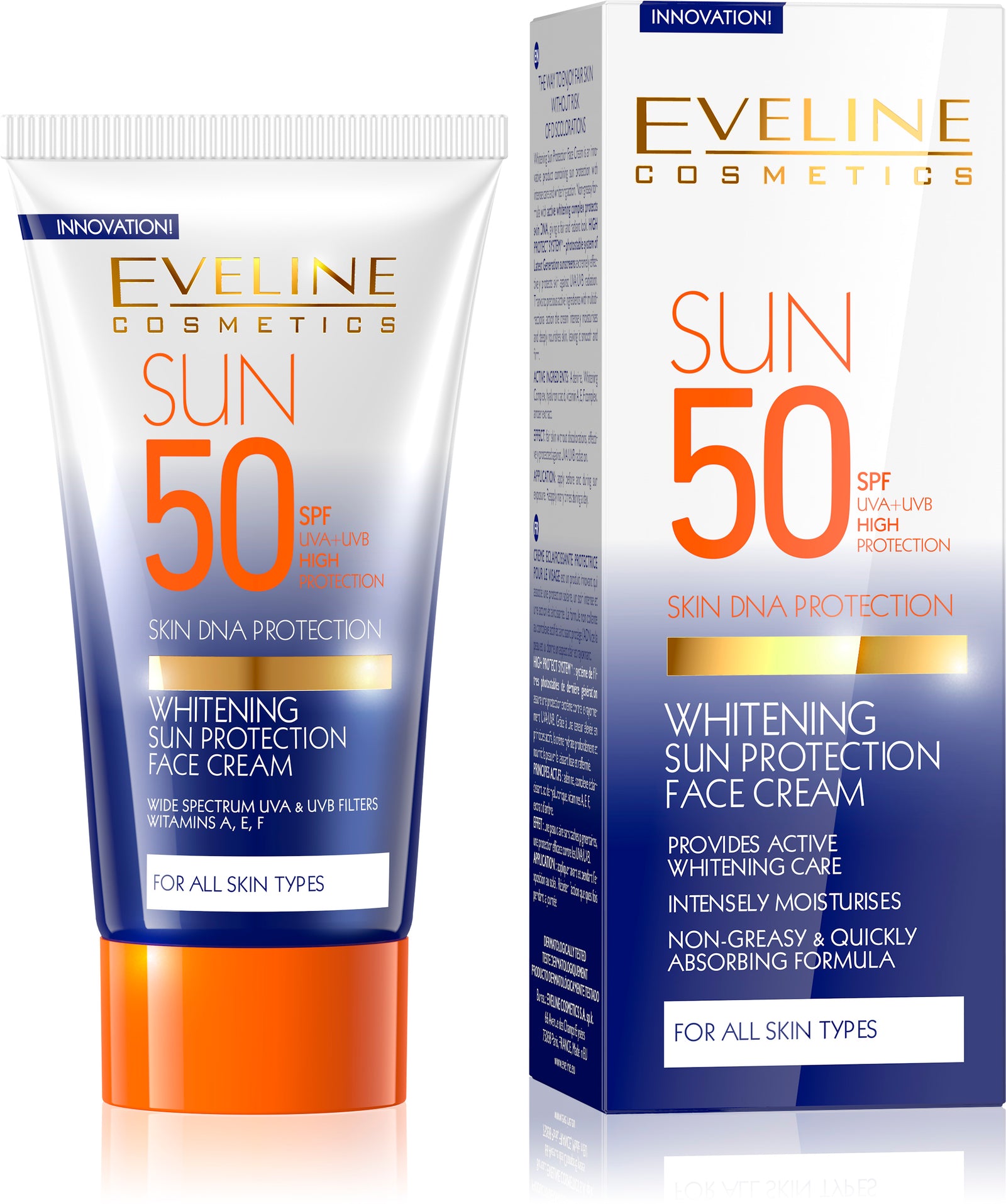 WHITENING SUN PROTECTION FACE CREAM SPF50 50ML